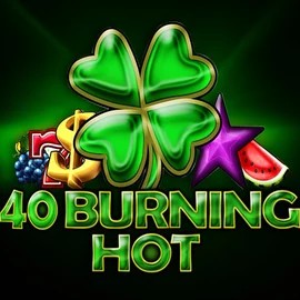 Logo of 40 Burning Hot from Amusnet Interactive at Wolf Casino