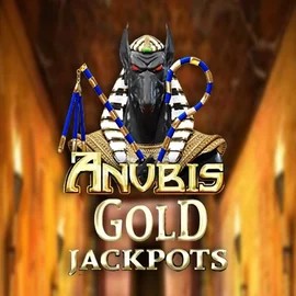 Anubis Gold Jackpots logo by Inspired Gaming at Wolf Casino