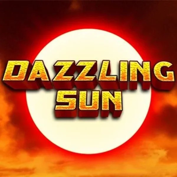 Dazzling Sun slot logo by Win Studios at Wolf Casino