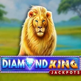 Official Jackpots logo: Diamond King Jackpots by SpinPlay Games at Wolf Casino