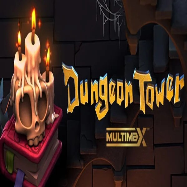 Dungeon Tower slot logo by Peter & Sons at Wolf CasinoDungeon Tower