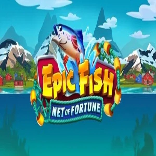 Epic Fish Net of Fortune slot logo by Quickspin at Wolf CasinoEpic Fish Net of Fortune