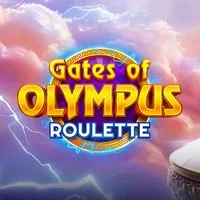 Official Live Casino logo: Gates of Olympus Roulette by Pragmatic Play at Wolf Casino