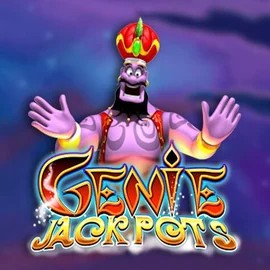 Genie Jackpots online game logo by Blueprint Gaming on wolf-be.com