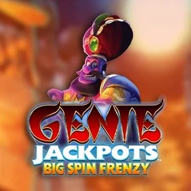 Jackpots logo of Genie Jackpots: Big Spin Frenzy from Blueprint Gaming at Wolf Casino