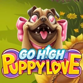 Go High Puppy Love logo by RubyPlay at Wolf CasinoGo High Puppy Love