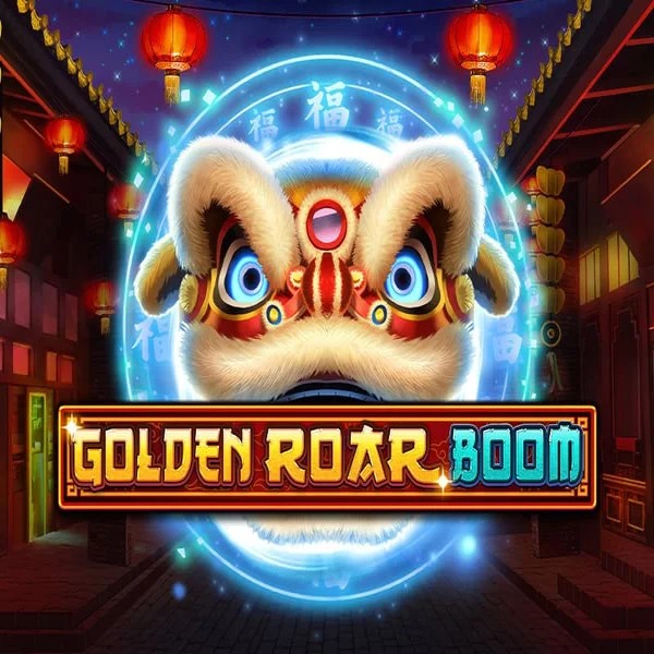 Golden Roar BOOM logo by Greentube Wolf Casino
