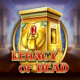 Legacy of Dead game by Play'n GO – logo hosted on Wolf Casino