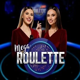 Mega Roulette logo by Pragmatic Play at Wolf Casino