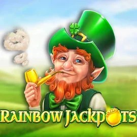 Rainbow Jackpots logo by Red Tiger Gaming Wolf Casino