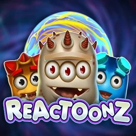 Reactoonz logo by Play'n GO at Wolf Casino