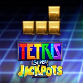 Tetris Super Jackpots game by WMS – logo hosted on Wolf Casino