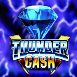 Thunder Cash slot logo by Novomatic at Wolf CasinoThunder Cash