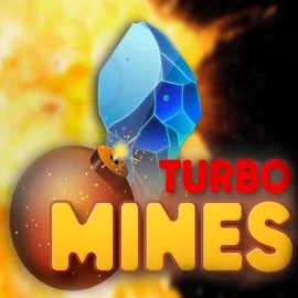 Logo of Turbo Mines from Turbo Games at Wolf Casino